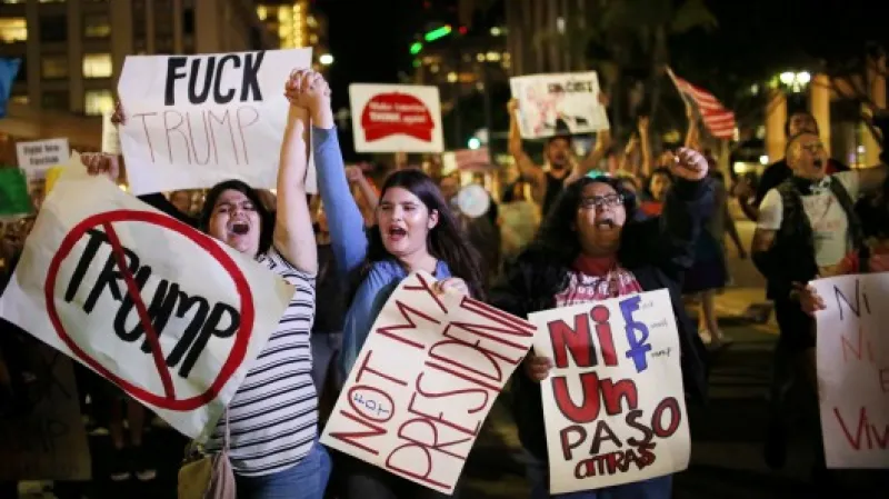 Demonstrace v San Diegu