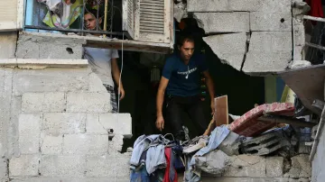 Domy v Pásmu Gazy zničené útoky izraelské armády