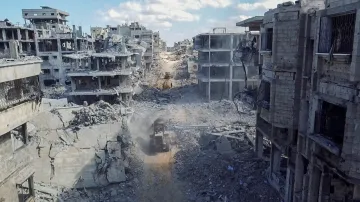 Pásmo Gazy zničené izraelskými údery