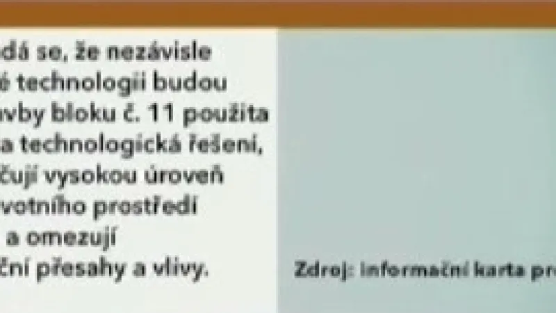 Písemné vyjádření elektrárny