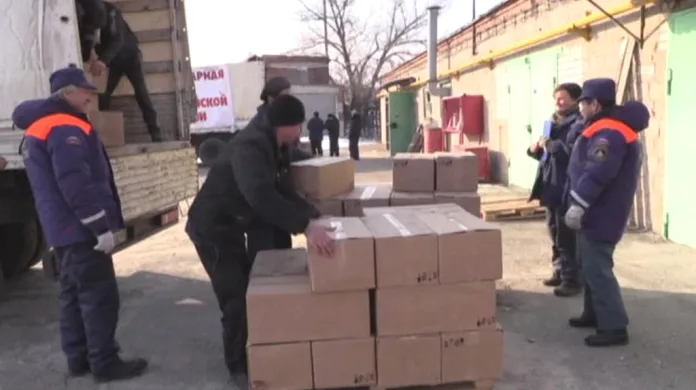 Na Ukrajinu dorazil další humanitární konvoj z Ruska