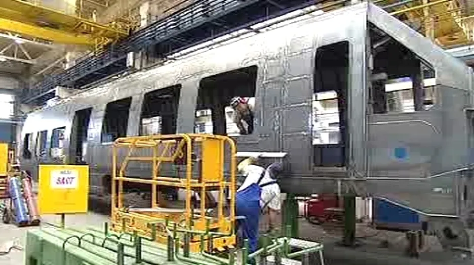 Výroba vagónu