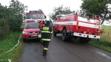 V Benešově zasahovalo deset jednotek hasičů