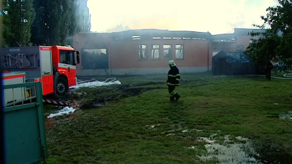 Požár v Lubenci