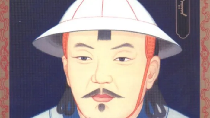 Velký chán a čínský císař Jesün Temür z dynastie Jüan