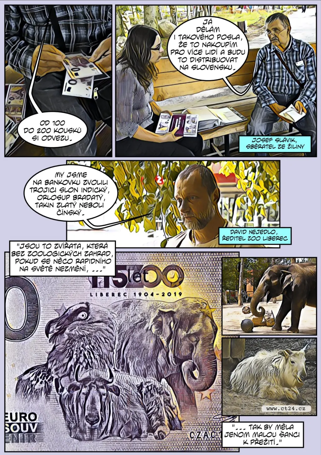 Komiks: Sběratelská eurobankovka