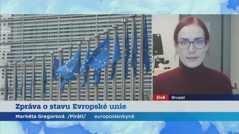 Europoslankyně Gregorová ke Zprávě o stavu Evropské unie