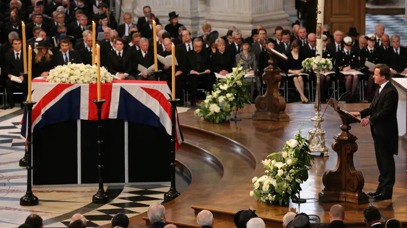 Pohřeb Margaret Thatcherové