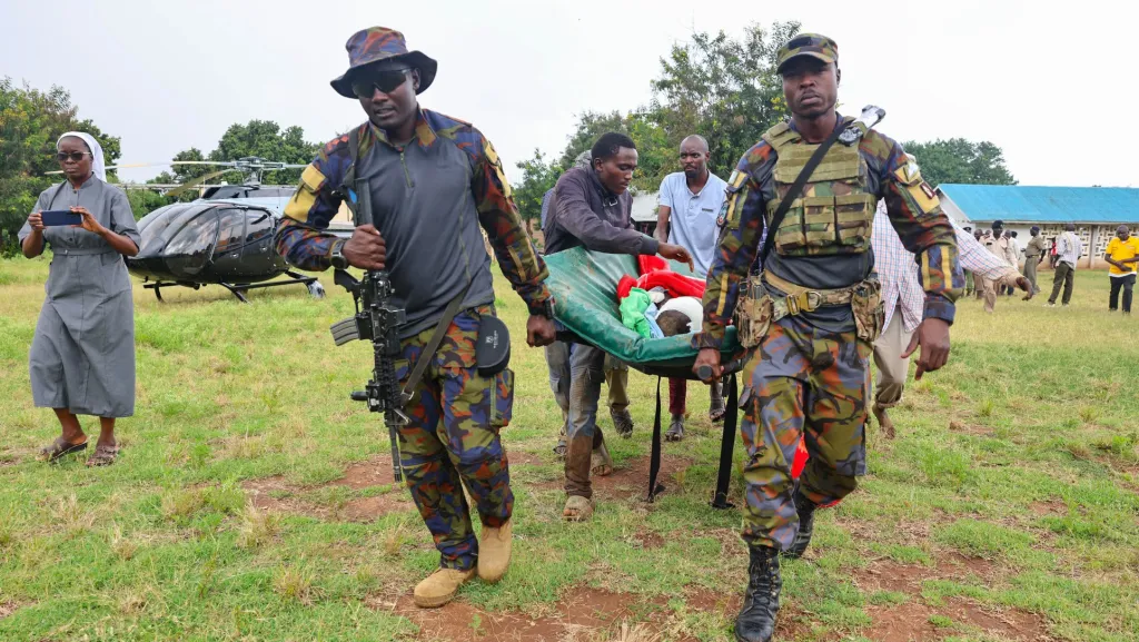 Záchranné práce v Keni