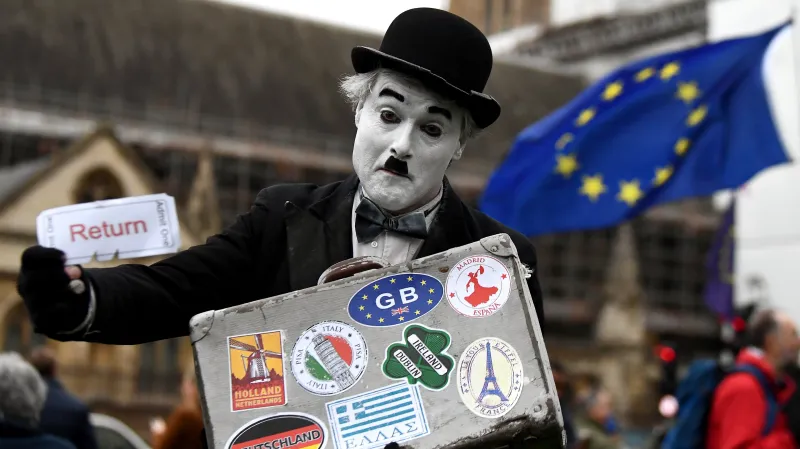 Protest proti brexitu