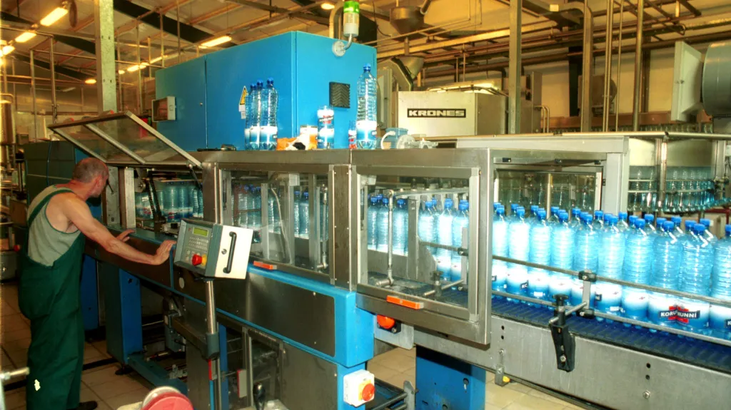 Výrobní linka kyselky Korunní