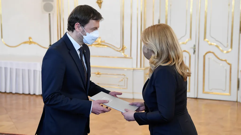 Zuzana Čaputová pověřila Eduarda Hegera sestavením vlády