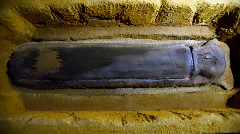 Z výstavy Hroby barbarů - exempláře z naleziště v Praze-Zličíně