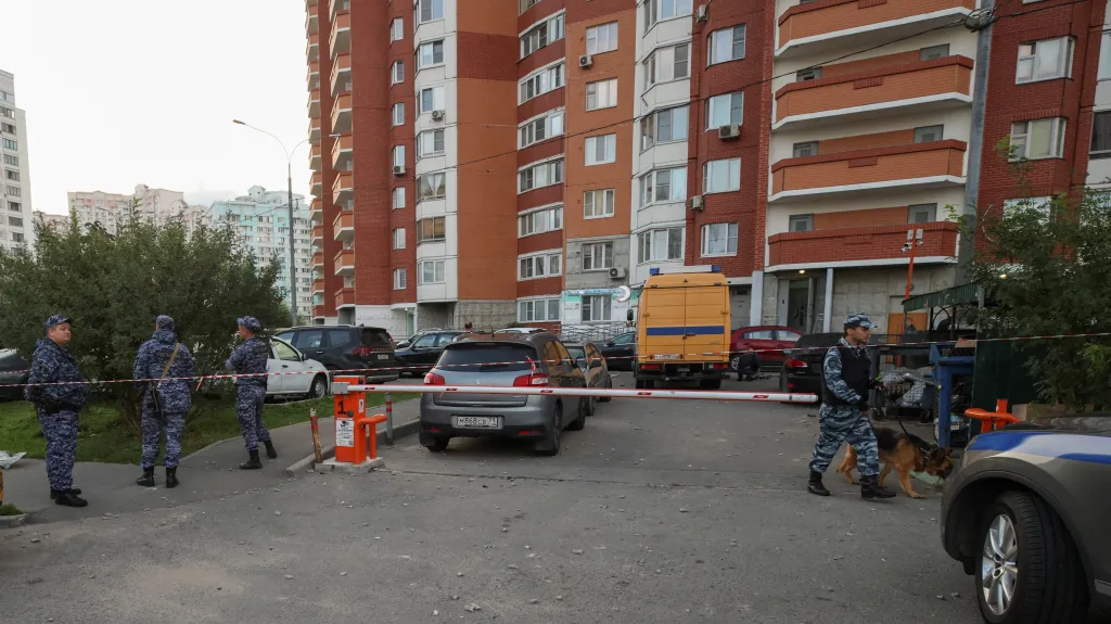 Útok dronu v Krasnogorsku