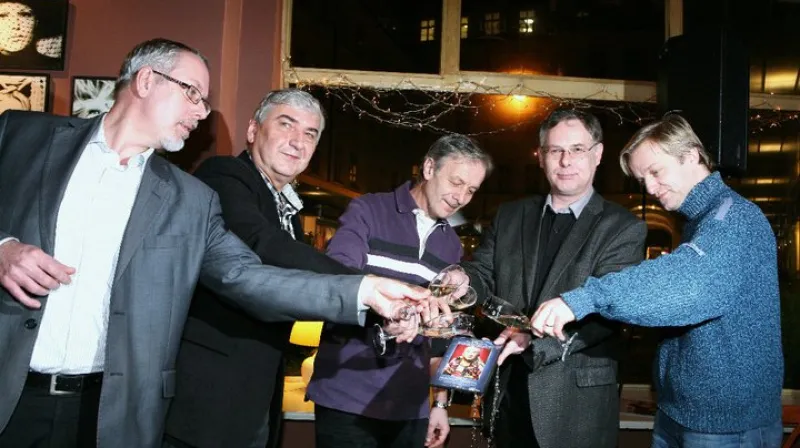 Křest DVD Sluha dvou pánů