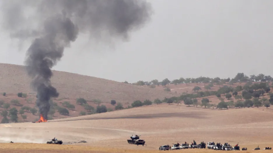 Turecké tanky v Sýrii