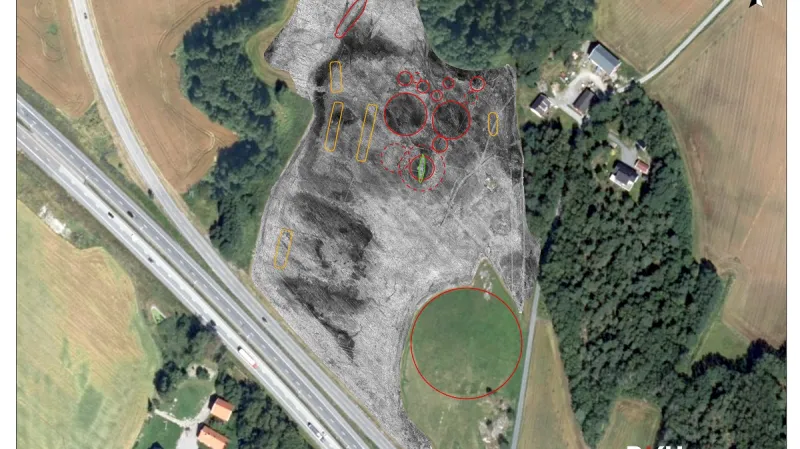 Místo nálezu nové vikinské lodě