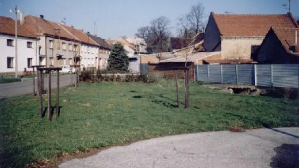 Náves obce Tučín