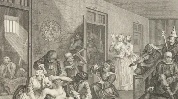 William Hogarth / A Rake's Progress (Vzestup zpustlíka) VIII