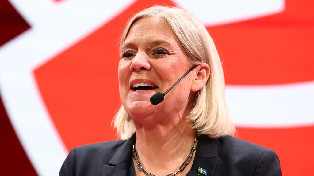 Předsedkyně Sociálních demokratů Magdalena Anderssonová