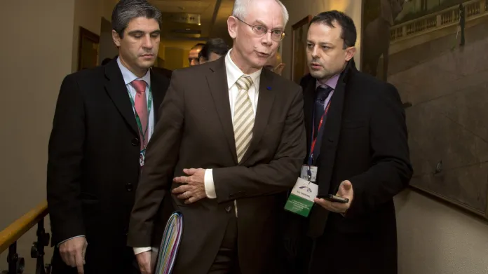 Herman Van Rompuy na summitu v Litvě