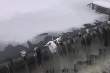 Provoz malých vodních elektráren v mrazech blokují ledy