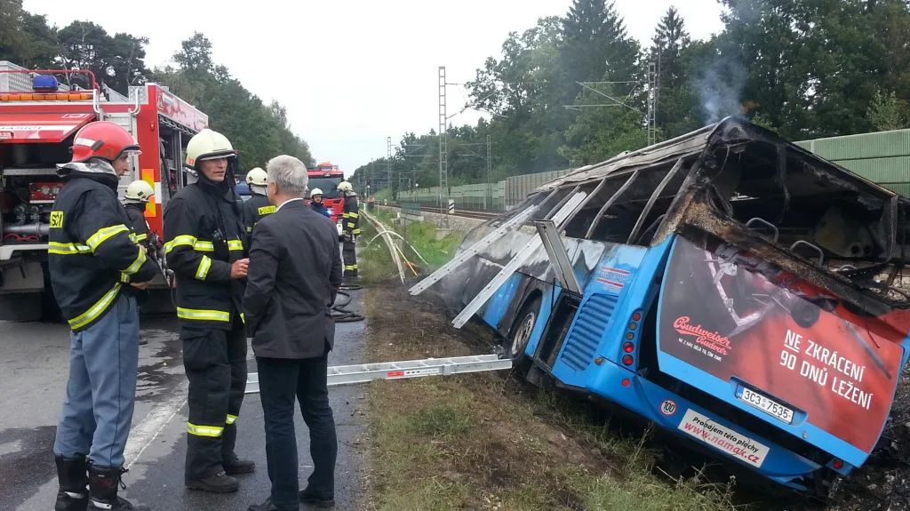 Nehoda autobusu v Plané nad Lužnicí