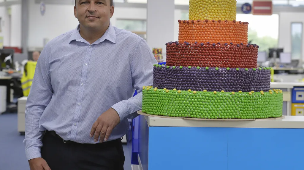 Ředitel továrny Mars Wrigley Confectionery v Poříčí nad Sázavou Michal Říha