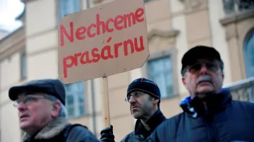 Demonstrace proti pražské koalici
