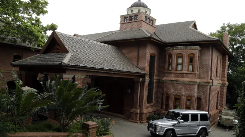 Vila, ve které trávil Pistorius domácí vězení