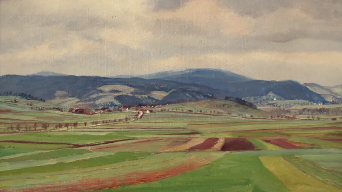 Josef Jambor: Jarní krajina (1939), Horácká galerie v Novém Městě na Moravě