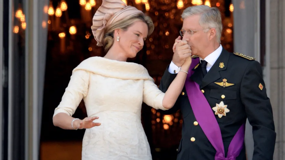 Nový belgický král Phillippe s manželkou Mathildou