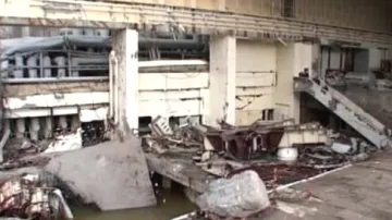 Následky exploze v Sajansko-šušenské elektrárně