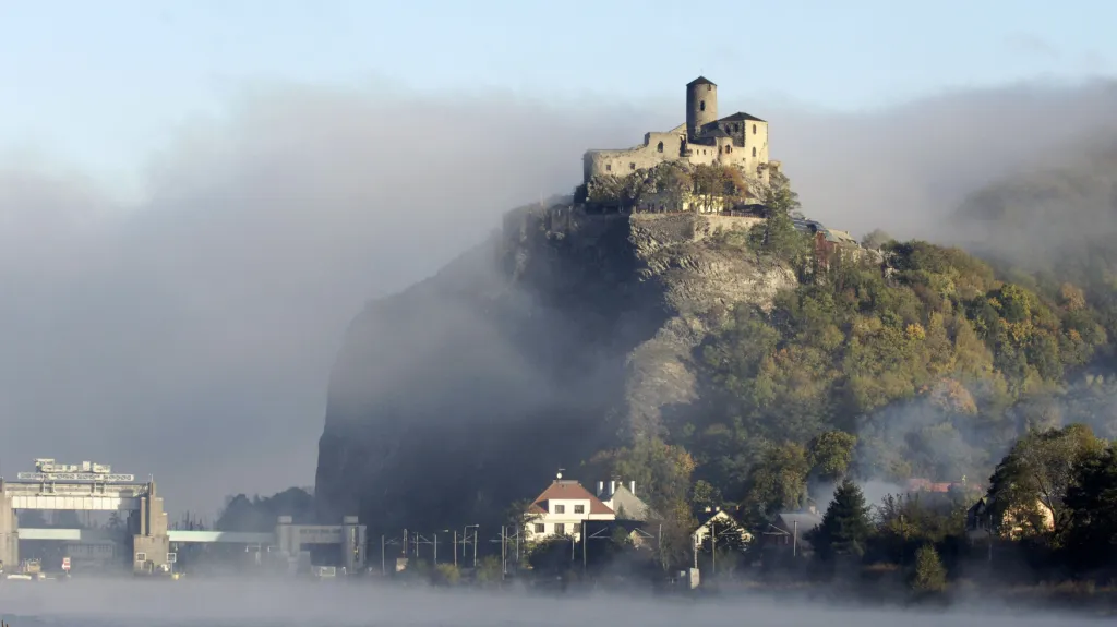 Hrad Střekov u Masarykových zdymadel