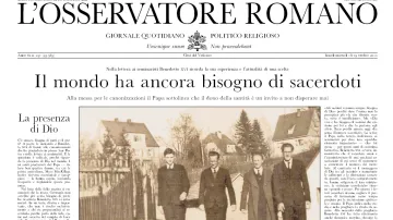 Osservatore Romano z 18. října 2010