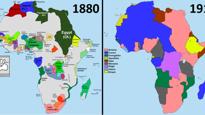 Státní útvary a koloniální panství v Africe