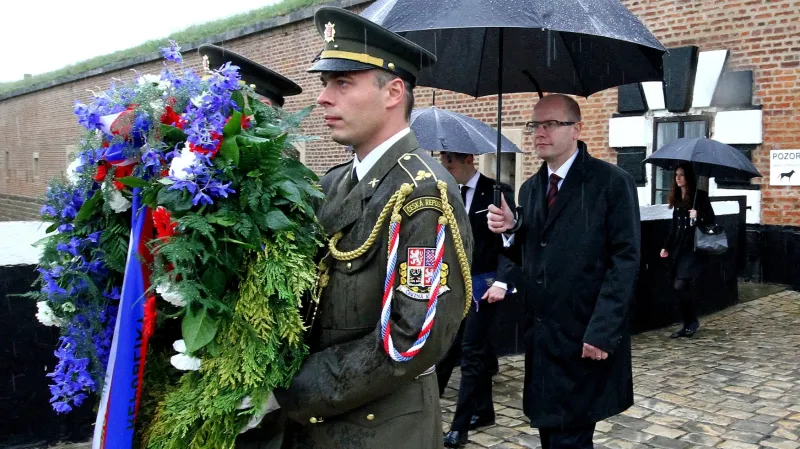 Bohuslav Sobotka na Terezínské tryzně