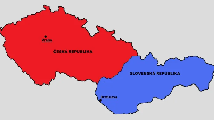 Území bývalého Československa