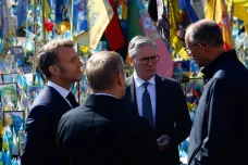 Do Kyjeva přicestovali Macron, Starmer, Merz a Tusk