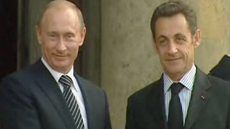 Putin a Sarkozy