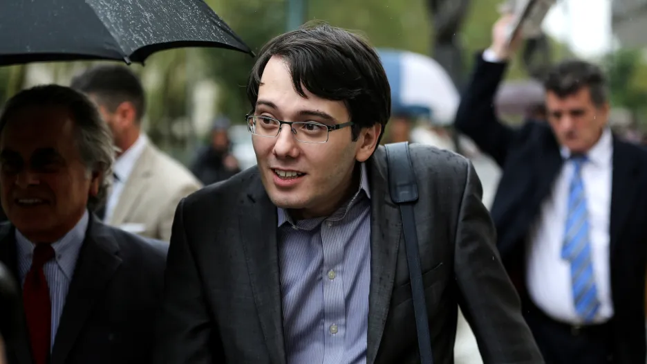 Martin Shkreli během soudu v roce 2017