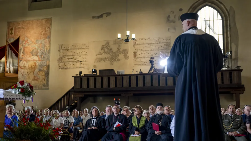 Bohoslužba v Betlémské kapli k výročí 610 let od smrti mistra Jana Husa