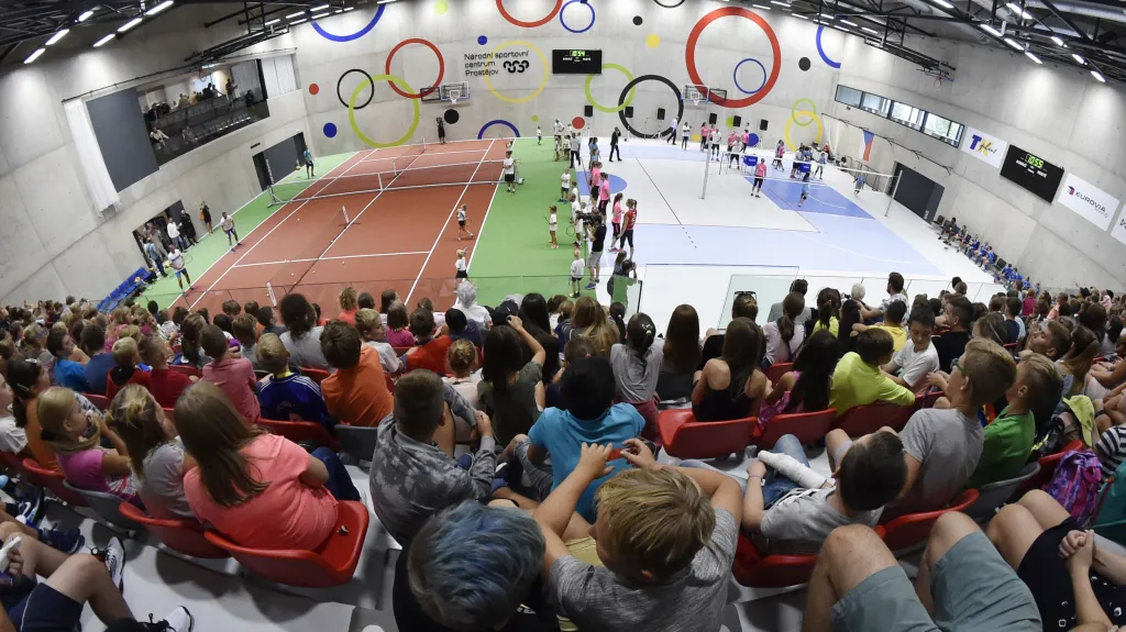 Otevření Národního sportovního centra v Prostějově v září 2018