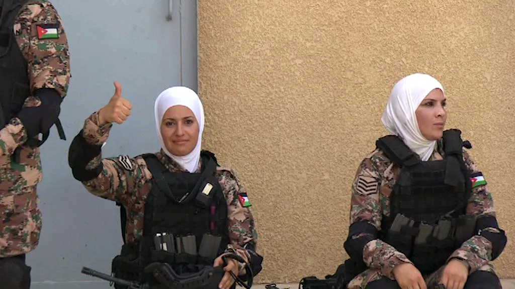 Výcvik elitní jordánské ženské jednotky