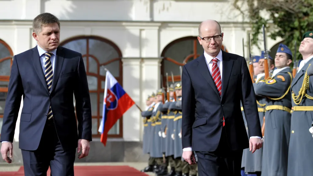 Bohuslav Sobotka na oficiální návštěvě Slovenska