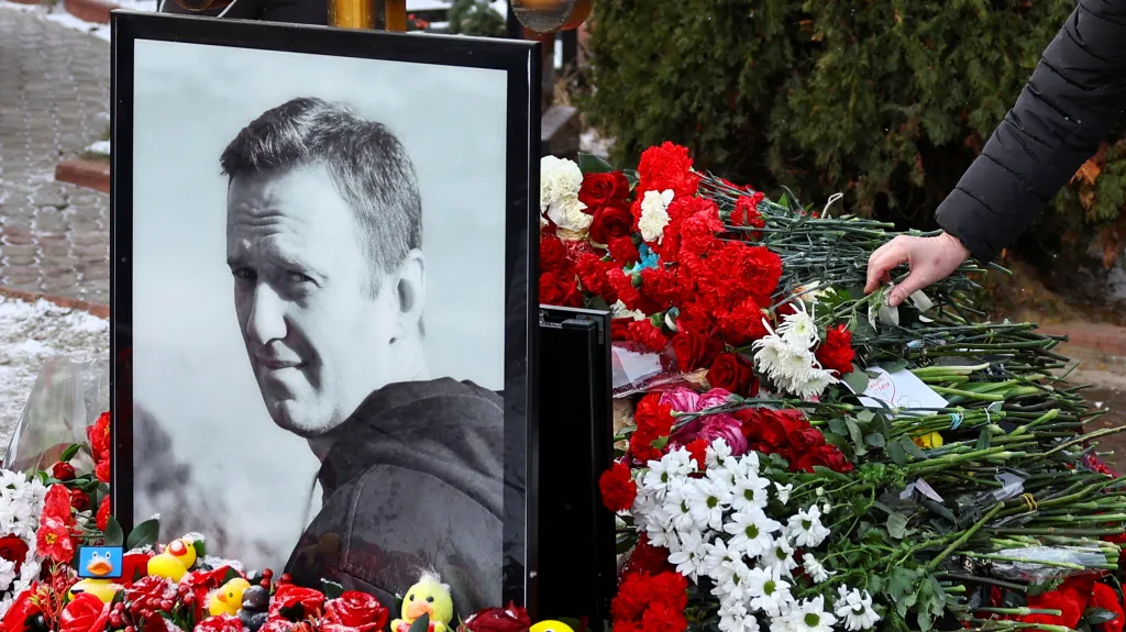 Hrob ruského opozičníka Alexeje Navalného