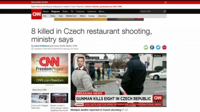 Střelba v Česku kvůli současné atmosféře silně rezonuje