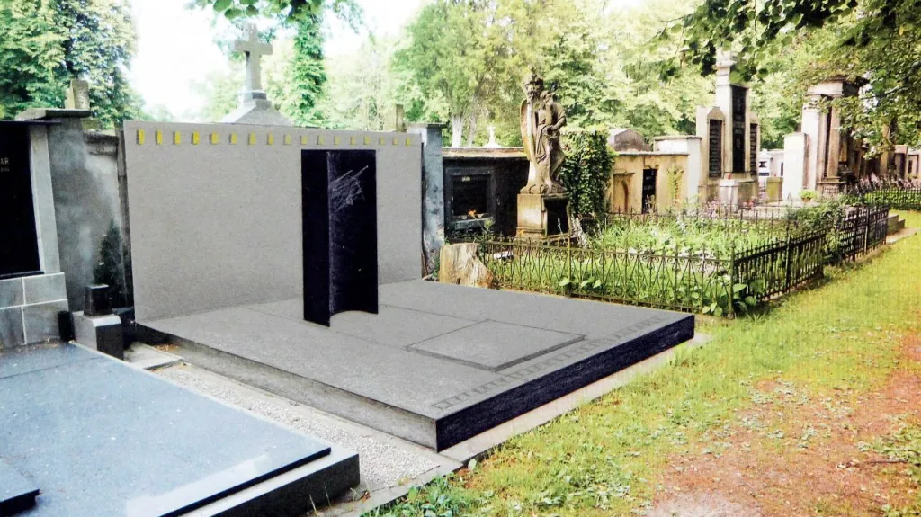 Vítězný návrh na renovaci hrobky Jana Kašpara