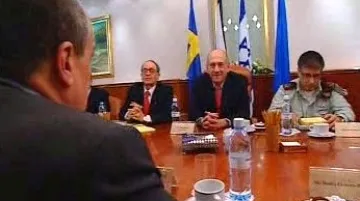 Karel Schwarzenberg a Ehud Olmert