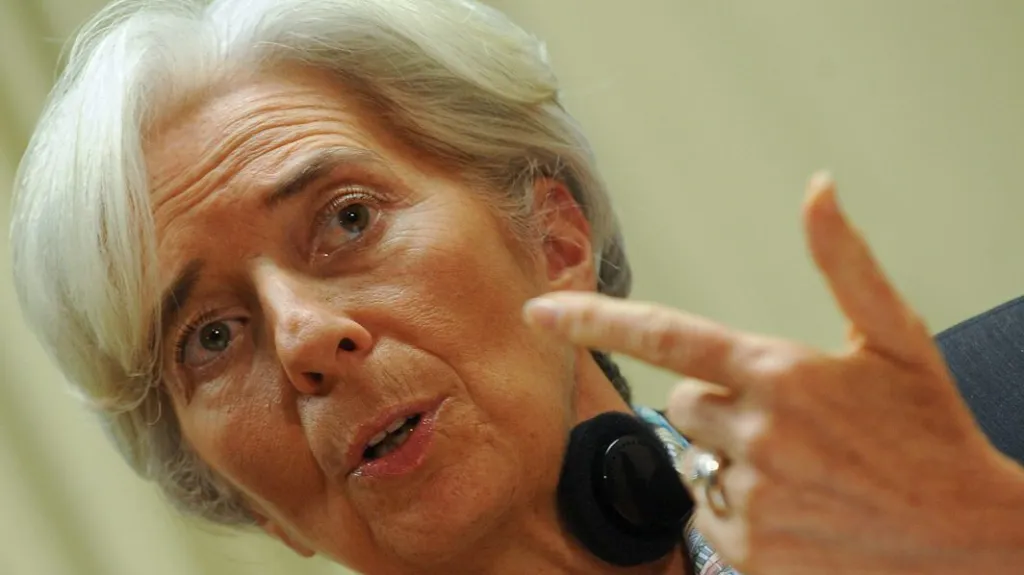 Generální ředitelka MMF Christine Lagardeová